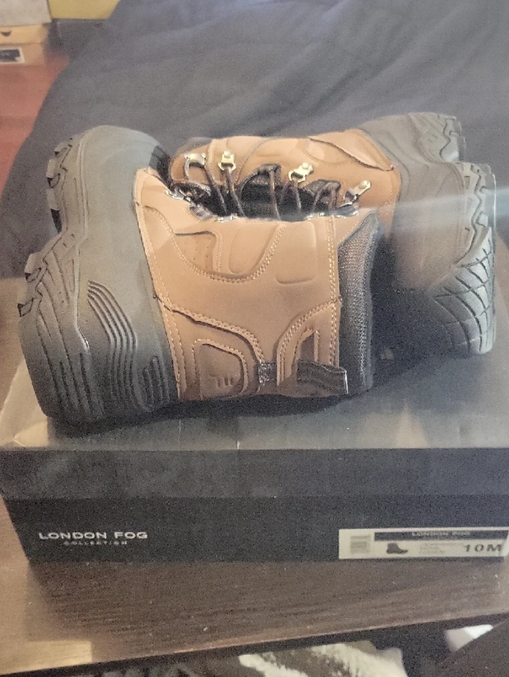 London Fog Breckenridge Waterproof Boots Mens 10 NWT & BOX